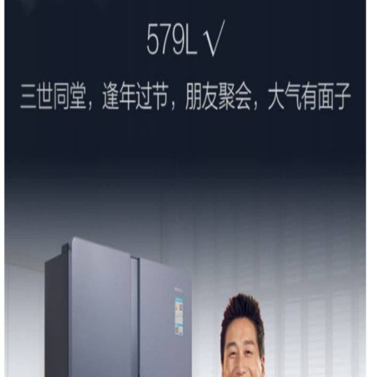 康佳（KONKA）579升对开门冰箱 电脑温控 风冷无霜 双循环系统 BCD-579WD5EGL