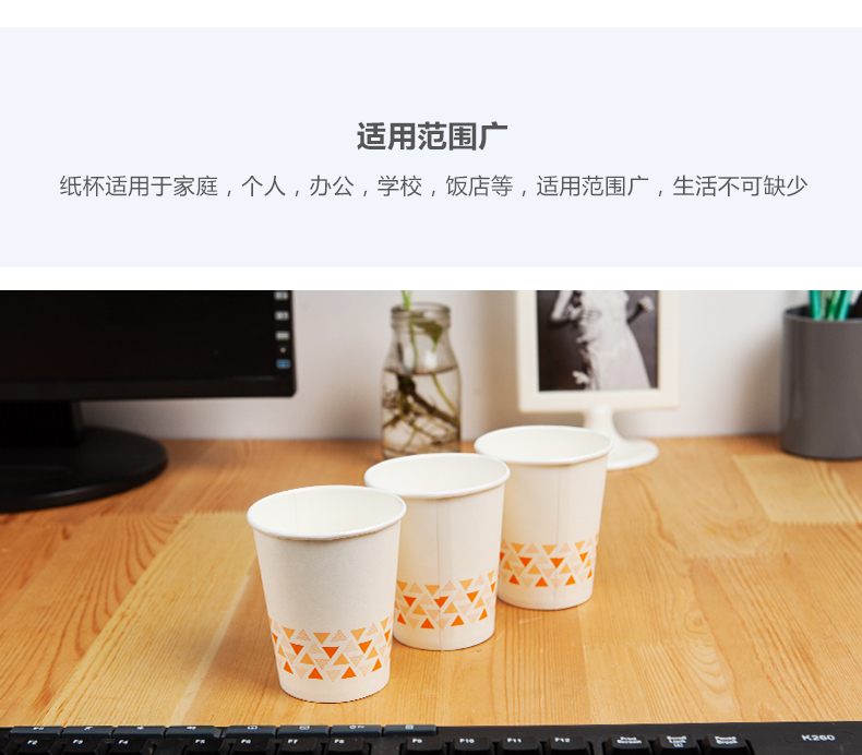晨光普惠型纸杯250ml(100只装）ARCN8250