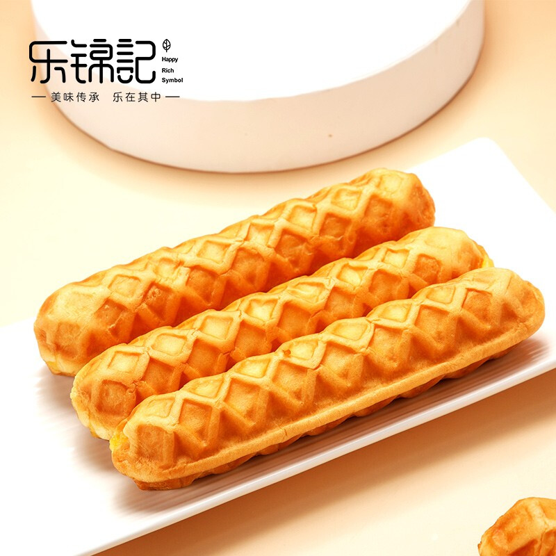 乐锦记夹心小面包办公室营养早餐休闲点心零食乳酪注心撕棒肉丝味700g