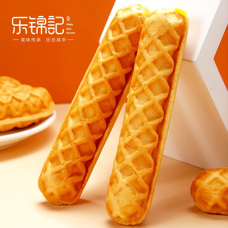 乐锦记夹心小面包办公室营养早餐休闲点心零食乳酪注心撕棒肉丝味700g