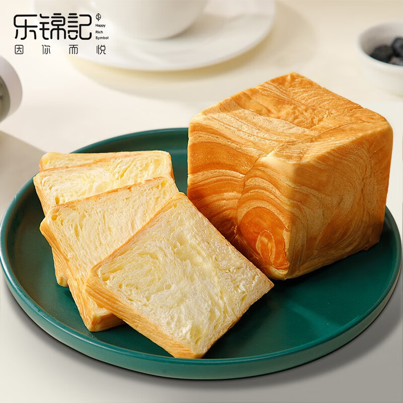 乐锦记魔方生吐司早餐代餐营养小面包魔方吐司500g