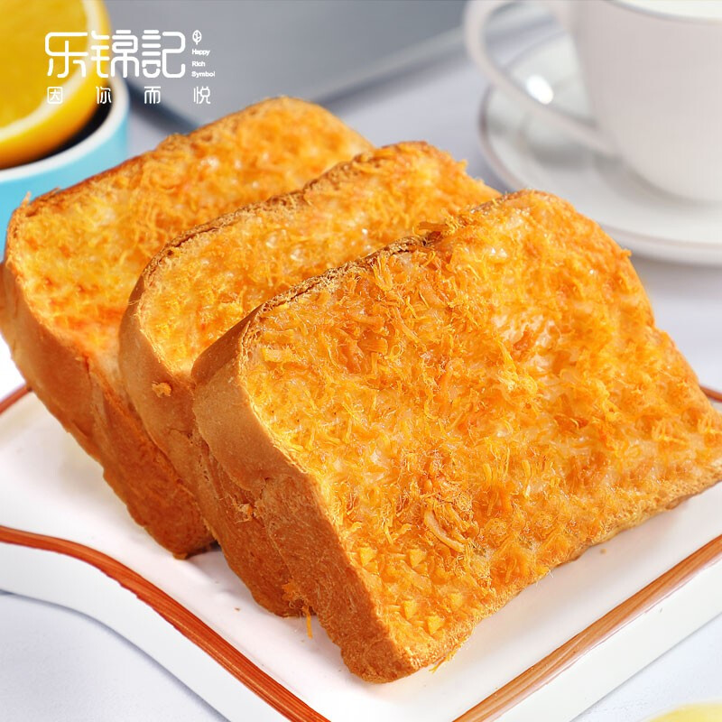 乐锦记早餐小面包夹心早餐小零食肉丝乳酪鲜吐司700g
