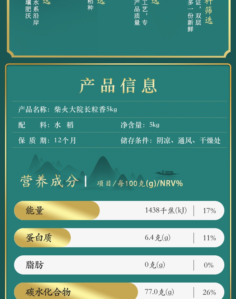 柴火大院 长粒香大米5kg东北大米10斤装