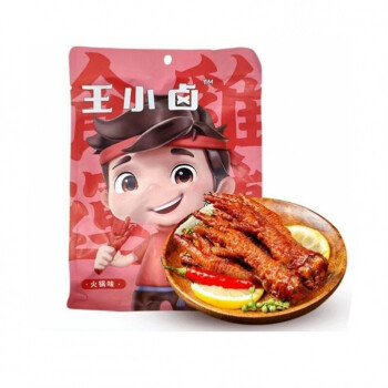 王小卤虎皮凤爪 火锅味105g 鸡爪3袋装 网红零食休闲食品熟食