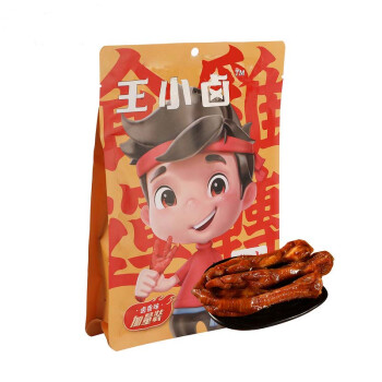 王小卤虎皮凤爪 卤香味210g 鸡爪2袋装 网红零食休闲食品熟食