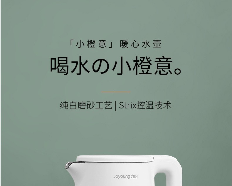 九阳（Joyoung）1.7L电水壶家用烧水壶开水煲304不锈钢内胆大容量K17-F25