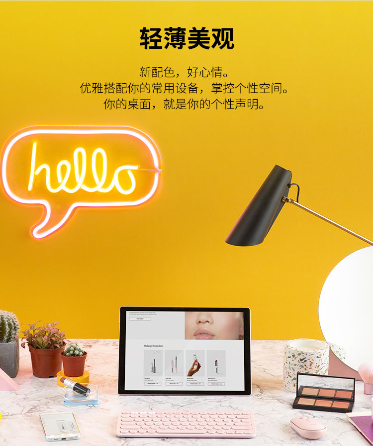 罗技（罗技（Logitech） 键盘 无线蓝牙键盘 办公键盘  便携 超薄键盘 笔记本键盘 K380 白色 限量版