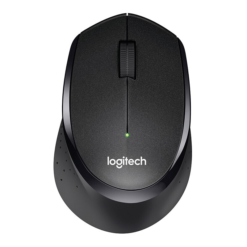 罗技（Logitech）无线轻音鼠标 B330 黑色