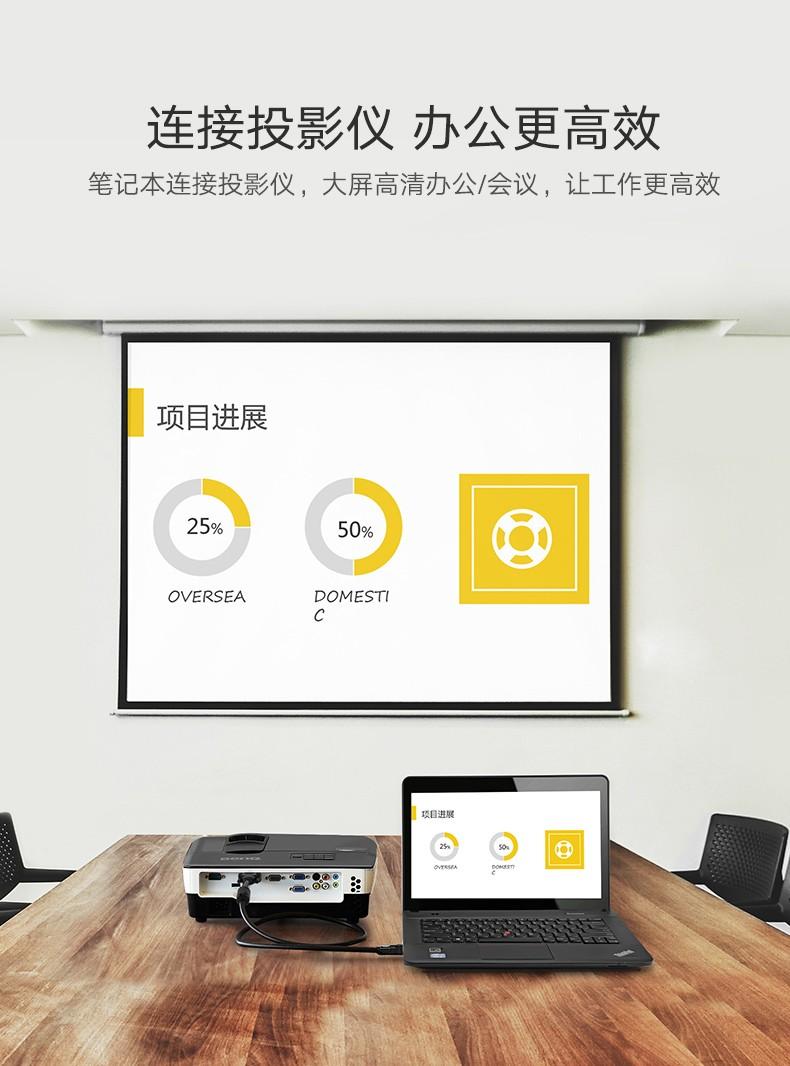 绿联（UGREEN）DVI连接线  DVI-D公对公双通道数字高清线 视频线 2米 11604