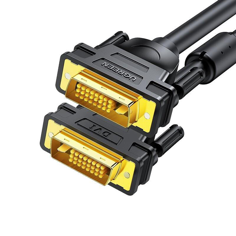 绿联（UGREEN）DVI连接线  DVI-D公对公双通道数字高清线 视频线 2米 11604