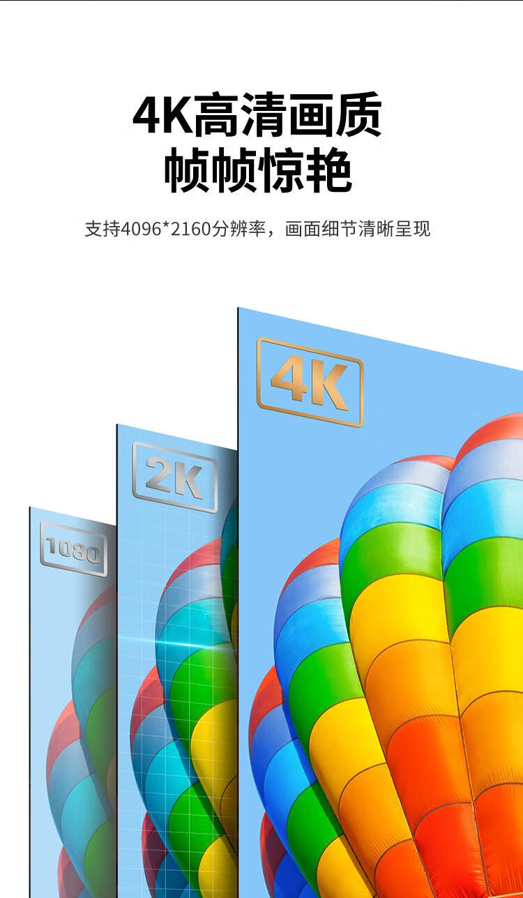 绿联（UGREEN）HDMI音频分离器线 4K高清视频5.1光纤3.5mm音频转换器单个装60649