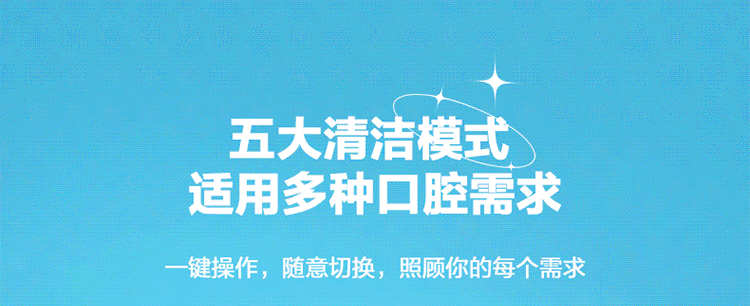 美的（Midea）冲牙器（小蓝鲸）冲牙器 洗牙器 水牙线 预防牙结石 家用便携 MC-BJ0101