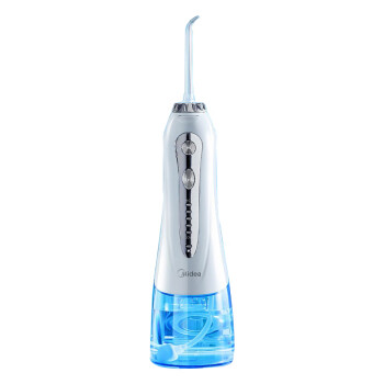 美的（Midea）冲牙器（小蓝鲸）冲牙器 洗牙器 水牙线 预防牙结石 家用便携 MC-BJ0101