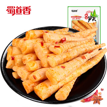 蜀道香  四川特产小吃零食笋尖休闲食品 泡椒笋尖80g*6袋