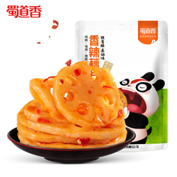 蜀道香 网红零食 休闲食品 下酒下饭菜香辣藕片120g*4袋