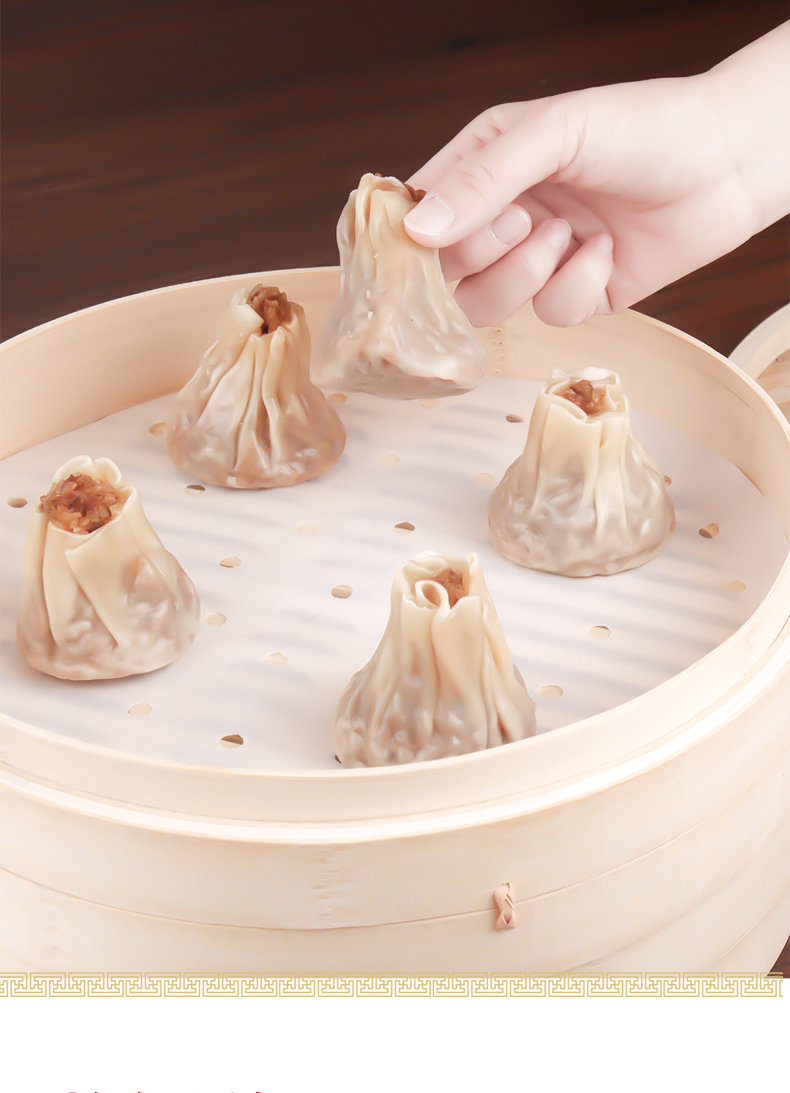 优奥（YOUAO）圆形带孔蒸笼纸28cm*160张UO-8554