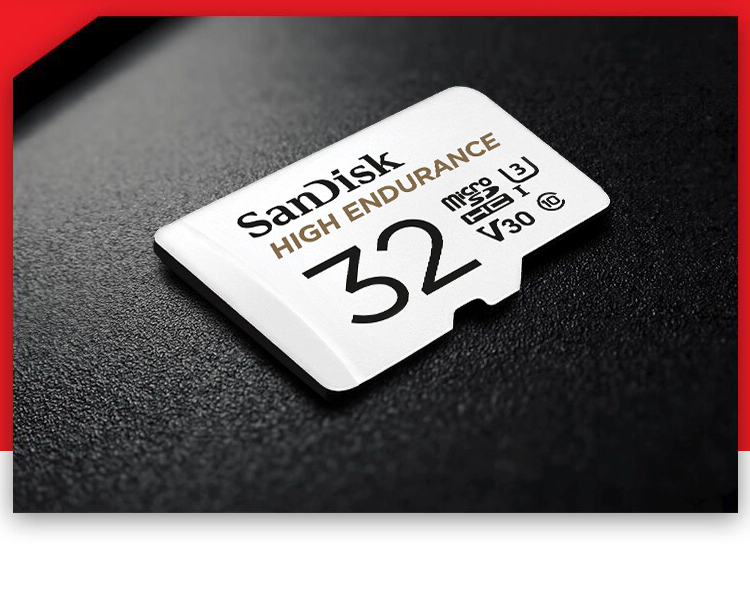 闪迪（SanDisk）SDSQQNR-032G-ZN6IA 存储卡 行车记录仪&安防监控 高度耐用 家庭监控的上佳选择