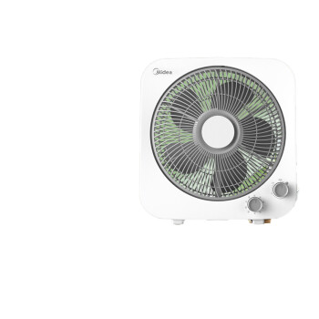 美的（Midea）电风扇台式转页扇 鸿运转叶页 轻音低噪 转叶风扇 倾倒断电定时KYT30-21MA（灰白色）