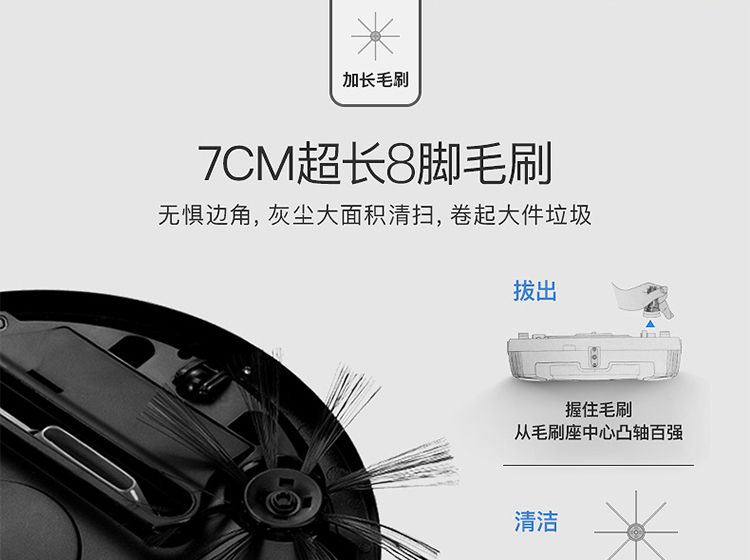 美的（Midea）扫地机器人 四种清扫模式 智能探测 防跌落 自动休眠/断电功能 VR05F4-TB
