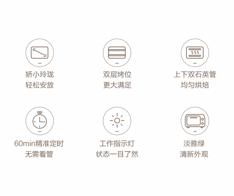 美的（Midea）电烤箱 家用小烤箱 上下石英管均匀烘焙 12L 多功能迷你烤箱PT12B0