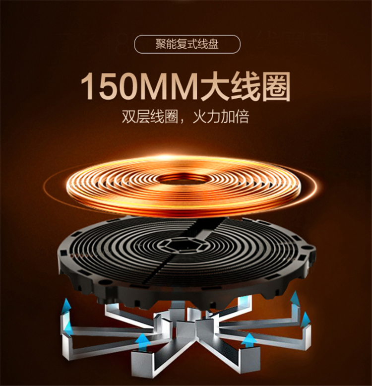 美的（Midea） 电磁炉FC8888电磁炉恒匀立体加热 定时大火力