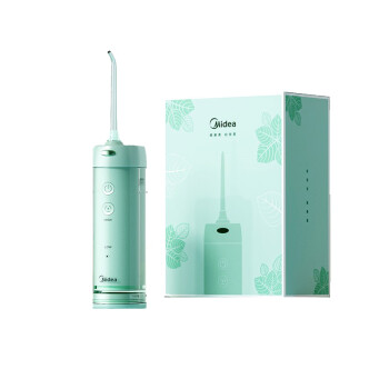 美的（Midea）冲牙器便携式洗牙器水牙线洁牙器  5档模式 4种专业喷嘴MC-BL0102