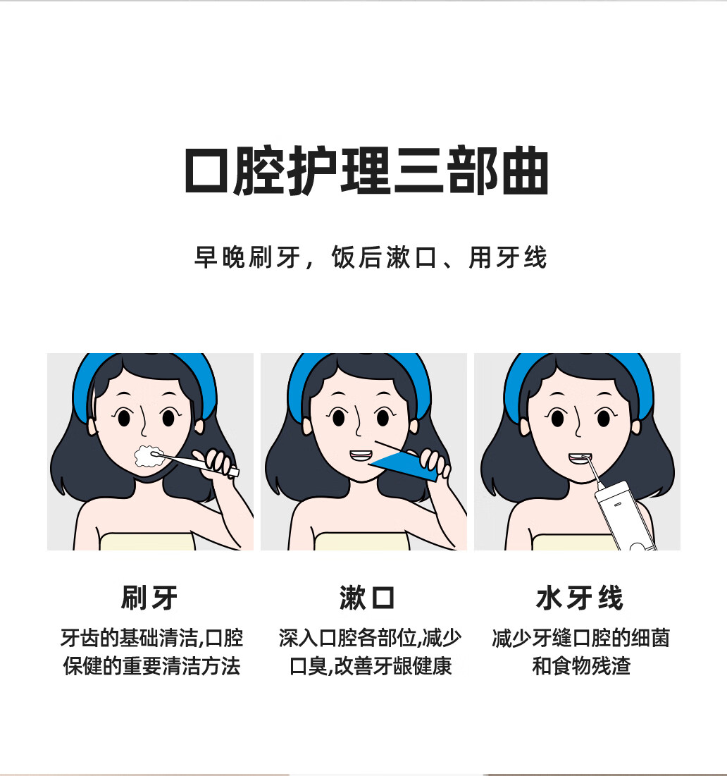 美的（Midea）电动牙刷成人声波震动牙刷  3档模式 无线座充MC-AJ0101
