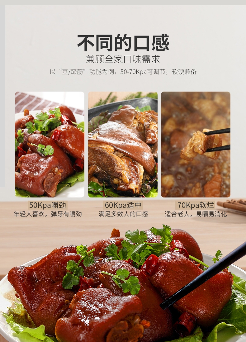 美的Midea电压力锅CS6018P家用电压力煲智能电高压锅
