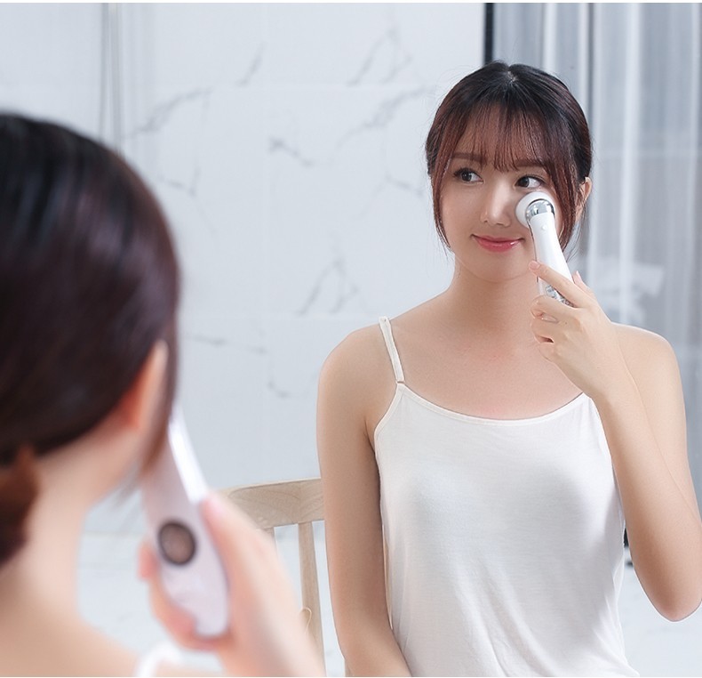 金稻（K-SKIN）美容仪 射频超声波精华导入仪面部提拉淡皱去纹 光子嫩肤家用脸部按摩仪KD9900 【白色】