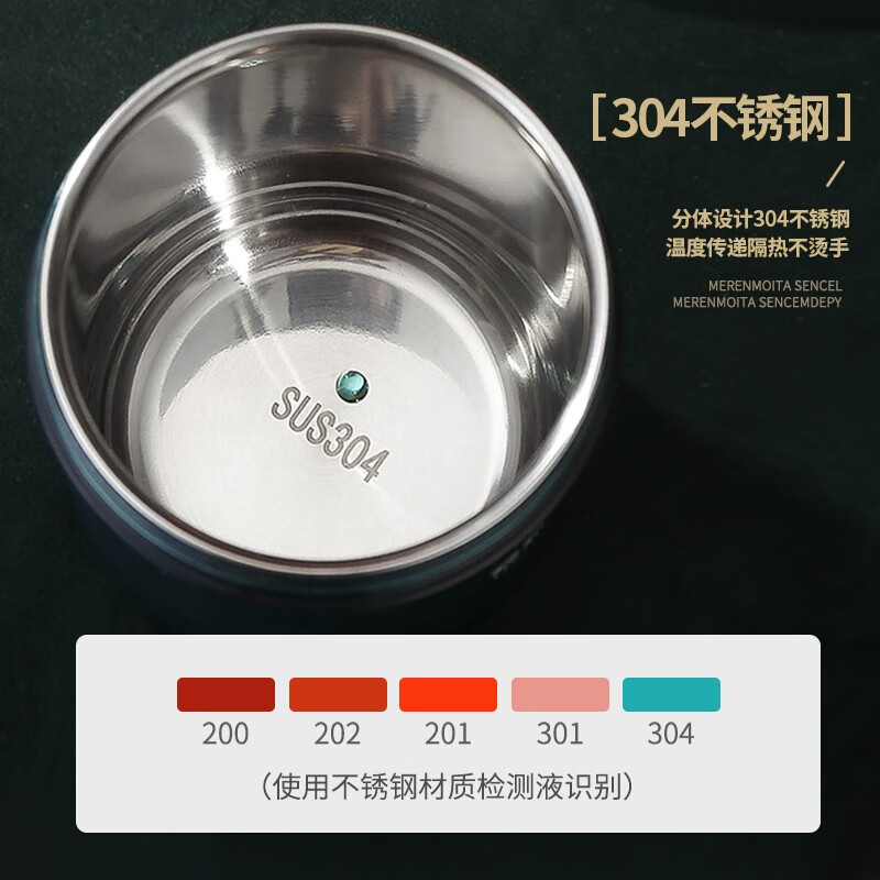 汉乐美途 便携式饭盒学生成人办公室上班族便当盒 不锈钢国绿风饭盒（HL-1602）