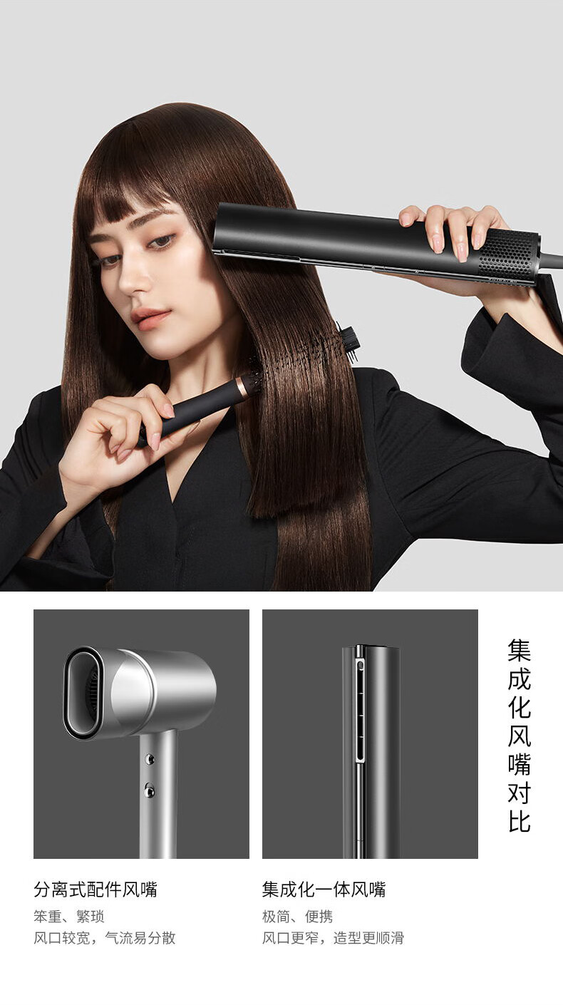 直白高速水离子吹护机 高速水离子护发 电吹风机 HLX1