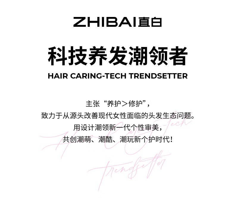 直白水离子吹护机 水离子智能控温护发 电吹风机 HL6