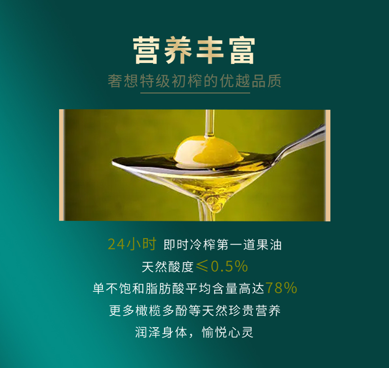 纳福汇 特级初榨橄榄油礼盒经典特制礼盒 750ml*2