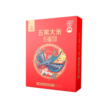 米妹妹（MIMEIMEI）五福稻五常大米礼盒5kg
