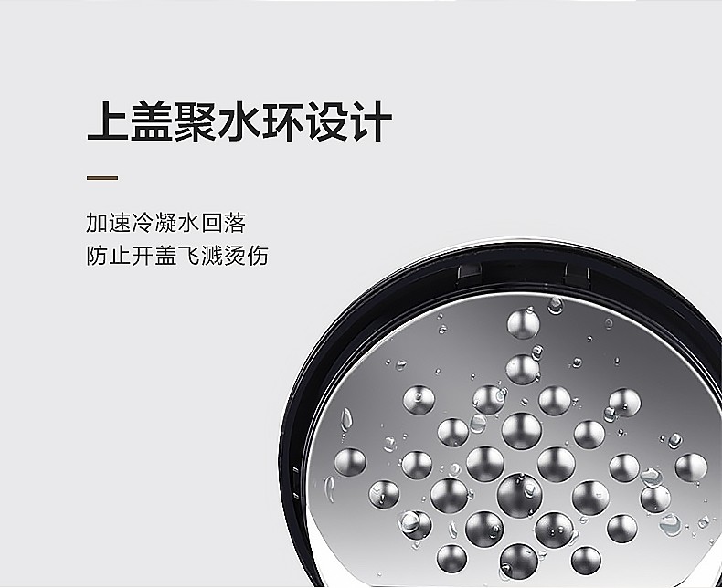 美的（Midea）电水壶/热水瓶1.7L烧水壶 电热水壶家用双钢防烫防干烧热水壶304不锈钢电水壶PJ17A01金色