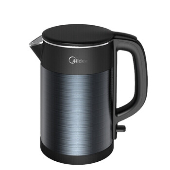 美的（Midea）电水壶/热水瓶1.5L双层防烫电水壶 烧水壶 食品级304不锈钢HJ1511a