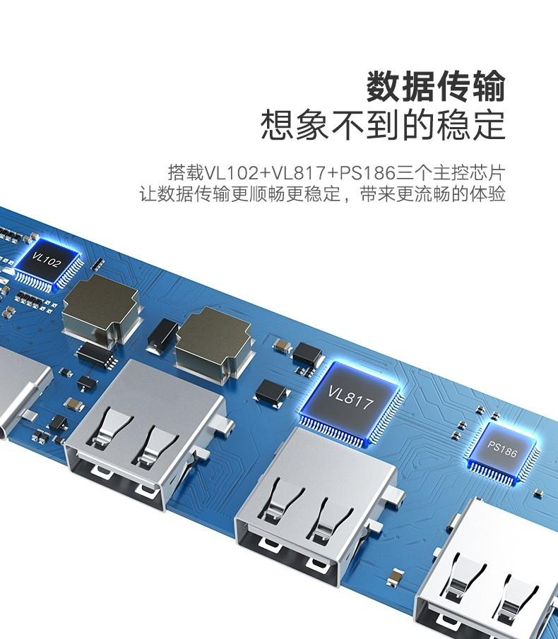 绿联（UGREEN） Type-C扩展坞USB-C转HDMI转换器3.0分线器 HDMI款70495
