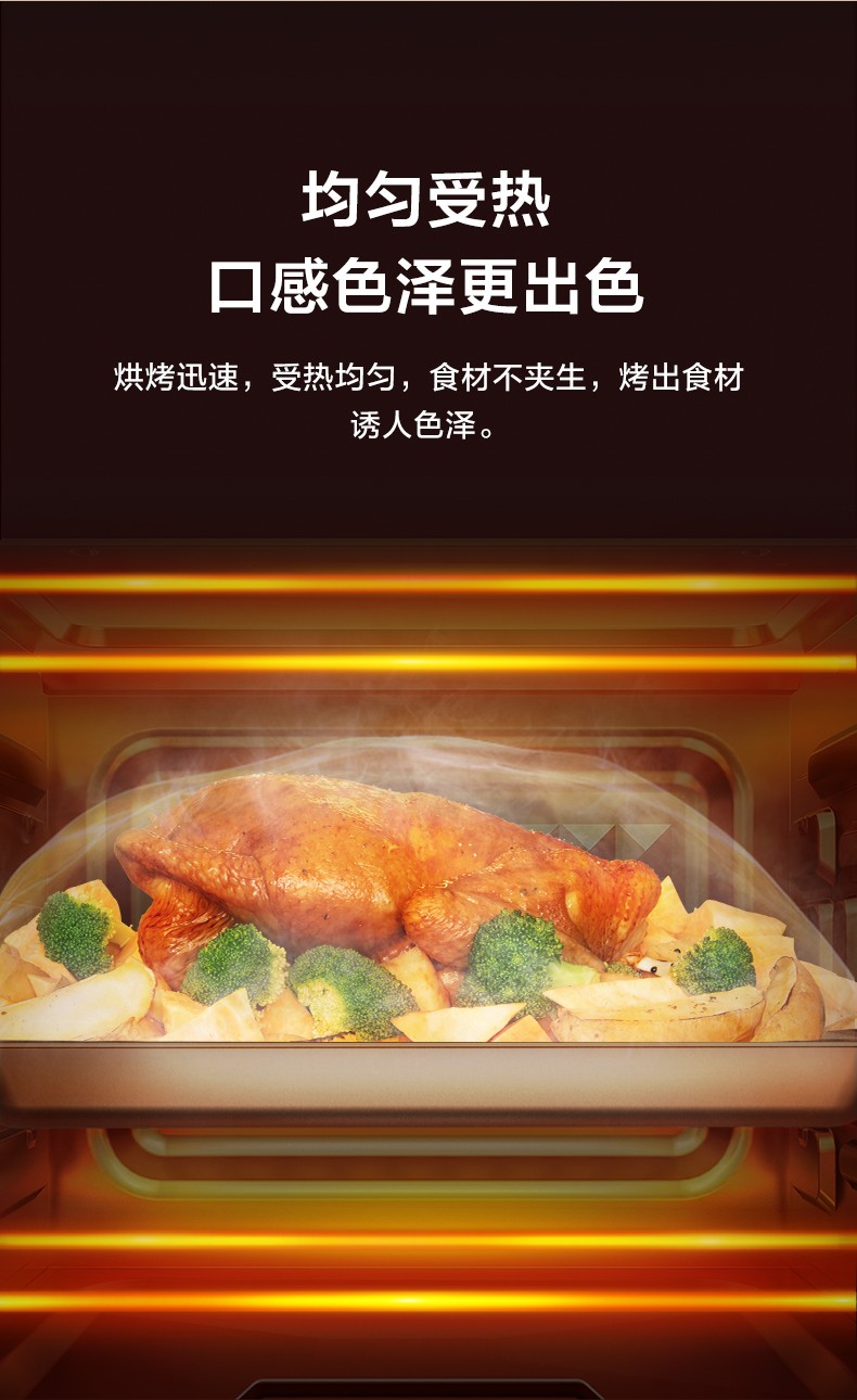 美的（Midea）电烤箱家用多功能电烤箱 40L 机械旋钮易操作 上下独立控温 专业烘焙 PT4003