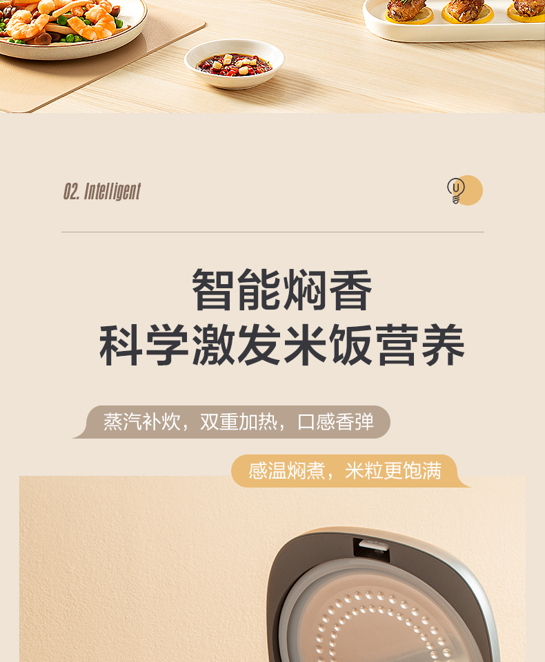 美的（Midea）电饭煲家用多功能 智能 电饭锅 电饭煲 AFB4061R