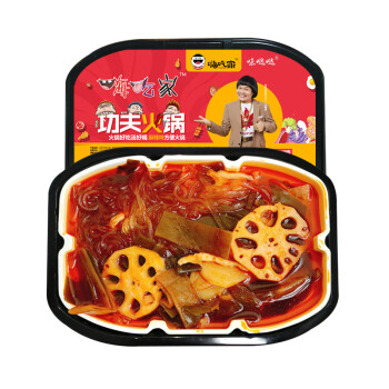 嗨吃家方便速食食品 办公室休闲零食小吃即食 功夫火锅麻辣味240g*3盒