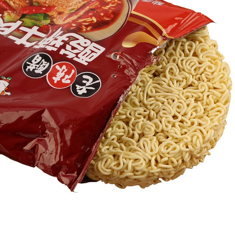 康师傅经典袋面老陈醋酸辣牛肉面（1*24袋 整箱装）