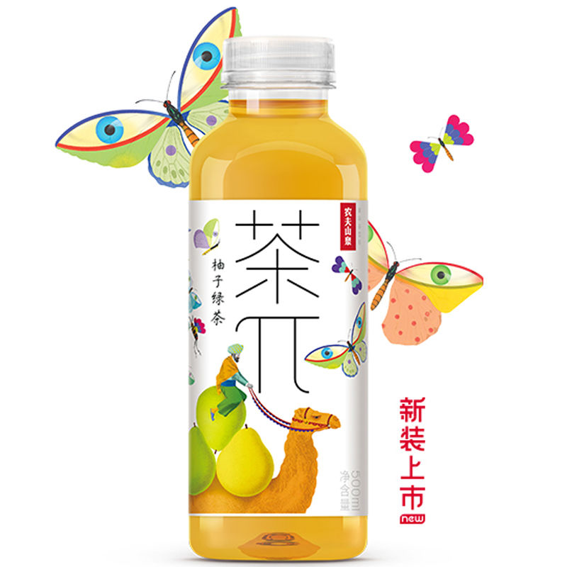 农夫山泉 茶Π（茶派）蜜桃乌龙 500ml*15瓶/箱 100箱