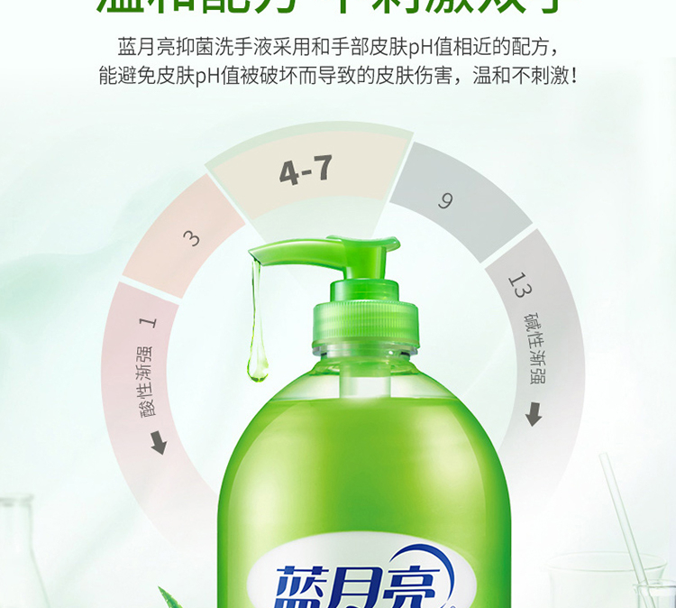 蓝月亮洗手组合芦荟瓶组+草莓儿童洗手液225g