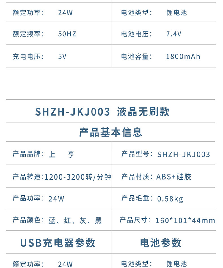 上亨（shangheng）筋膜枪肌肉按摩器颈椎放松仪多功能电动便携健身家用器材液晶无刷款-灰SHZH-JKJ003