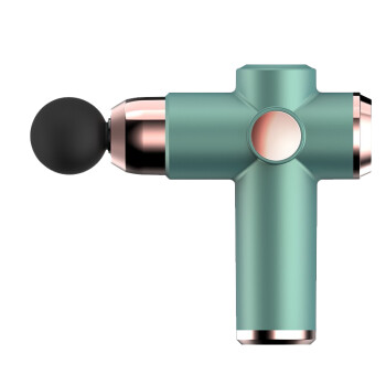 上亨（shangheng）筋膜枪肌肉按摩器颈椎放松仪多功能电动便携健身家用器材按键款-绿   SHZH-JKJ002