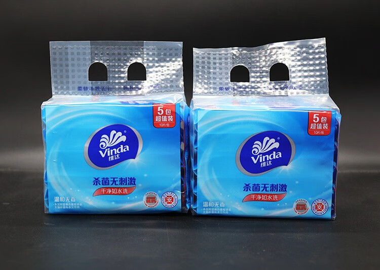 维达 独立便携式洁肤卫生湿巾10片*10包