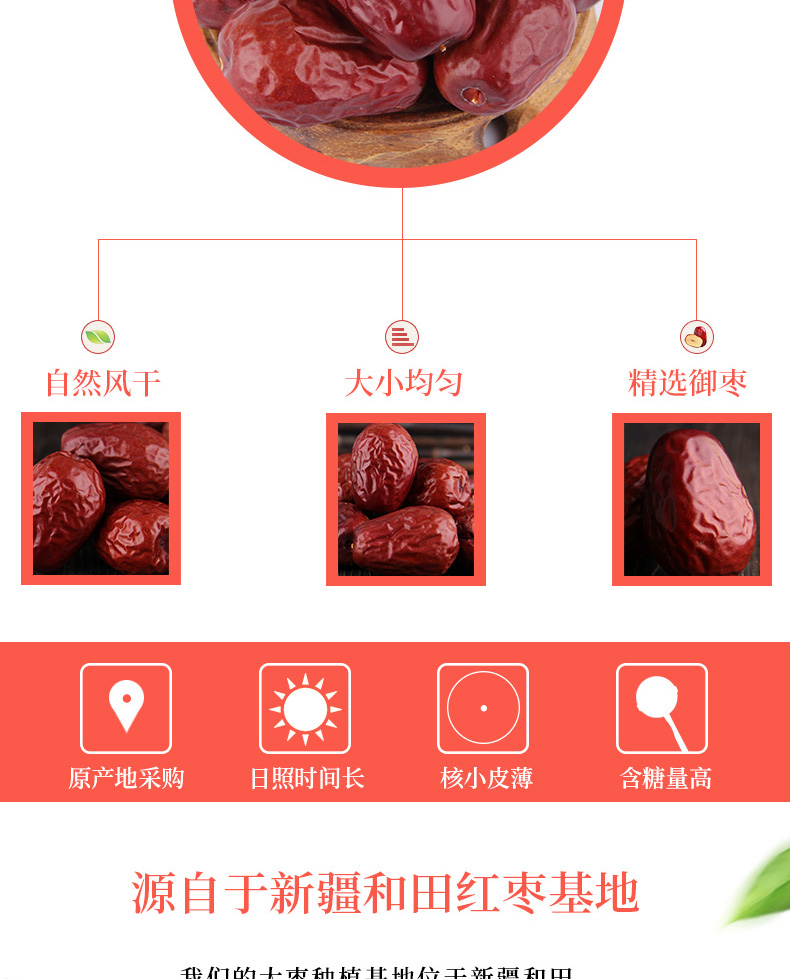 富昌礼盒四星级和田御枣大礼包企业团购福利 枣因有你大枣礼盒