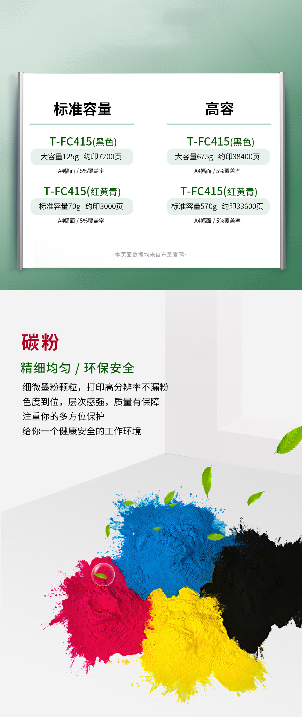 绘威 T-FC415C粉盒打印机墨粉2010AC墨盒2110AC 2510AC    墨盒黑色