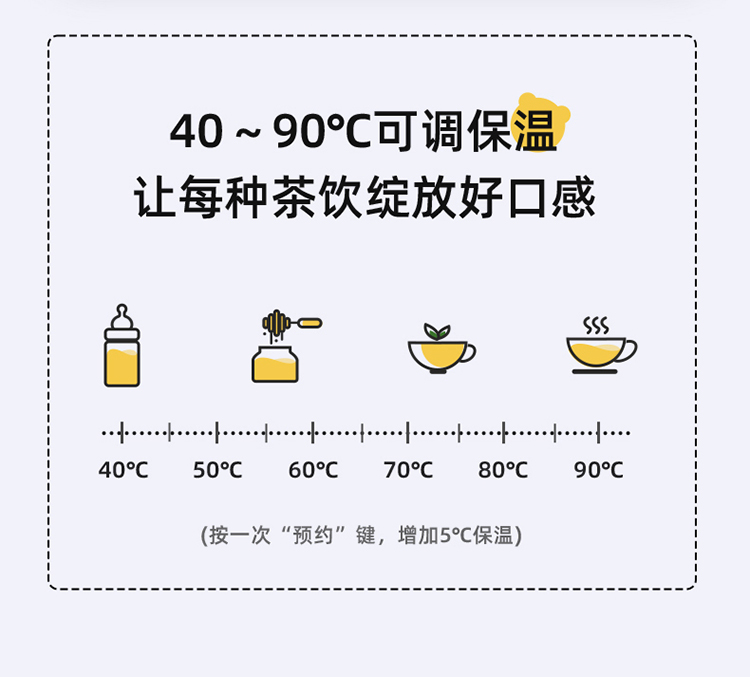 小熊（Bear）迷你养生壶 YSH-C08V1养生杯mini烧水壶 煮茶壶 保温杯垫 多功能花茶壶 电热水壶0.8升