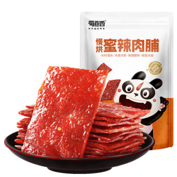 蜀道香 小零食成都辣小吃四川特产 蜜辣肉脯100g*4袋